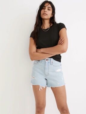 47. Madewell Mom Jean Shorts